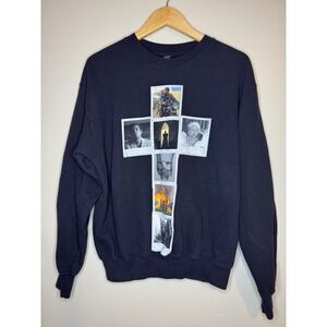 OTR II Beyonce Jay-Z Tour Sweatshirt Black Graphic Crewneck Medium On The Run II